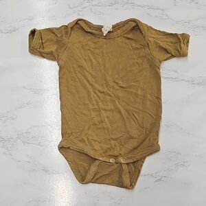 Kate Quinn Bamboo Bodysuit- 0-3M Olive Green